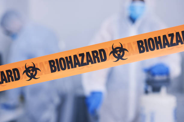 Professional Blood Cleanup technician working in Shepherd, MI